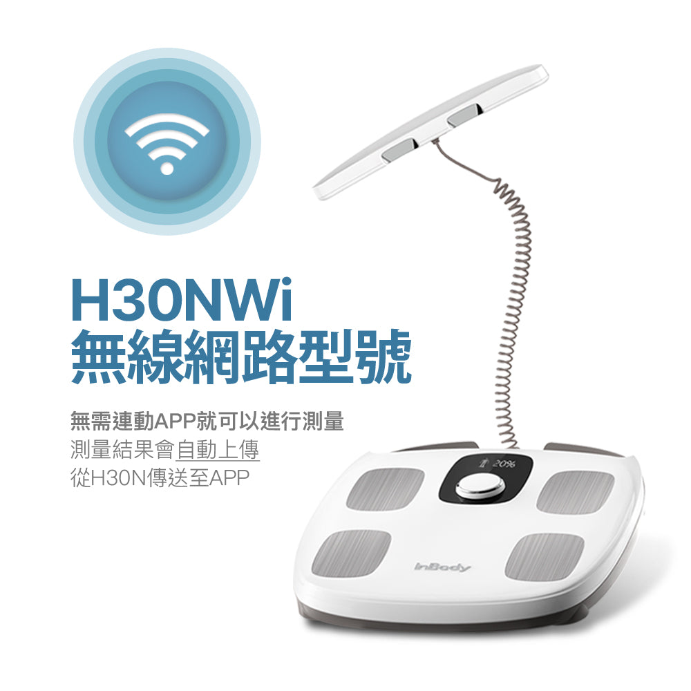 (-9/15 23:59) 跑者肌地 x InBody｜InBody H30NWi 無線網路型號體脂計✨｜限時團購