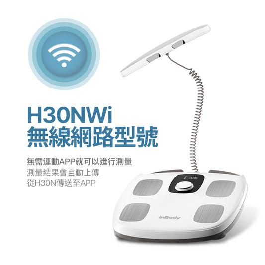NEW! 新機上市✨ InBody H30NWi 無線網路型號體脂計｜精準再升級